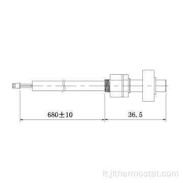 Interruttore a livello float singolo B